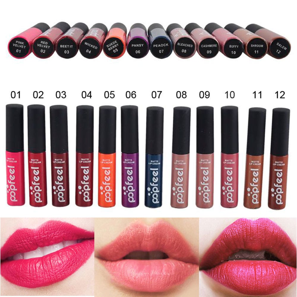 Waterproof Long Lasting Stained Glaze Matte Lip Gloss- #1