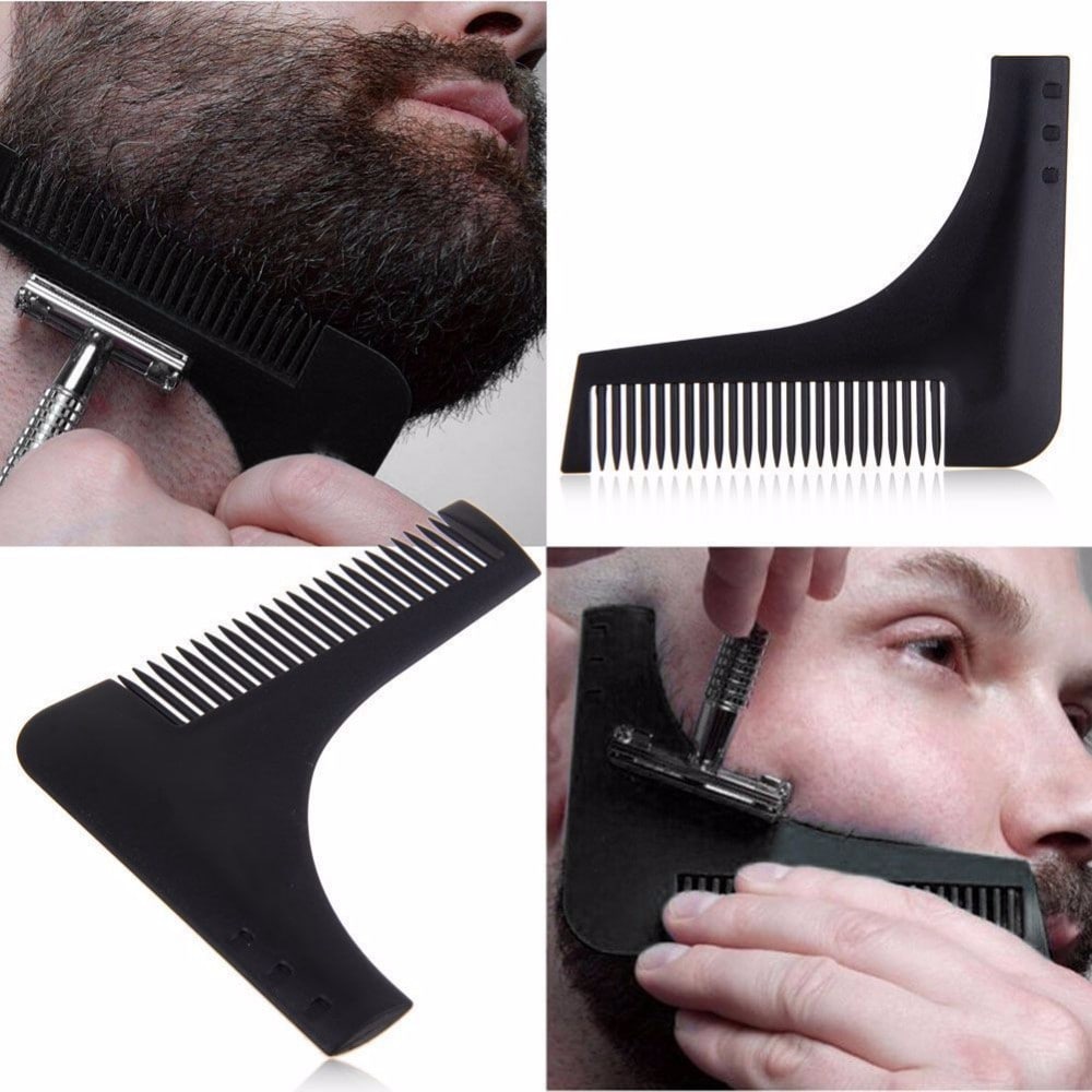 Beard Modeling Template Comb Tools- Black