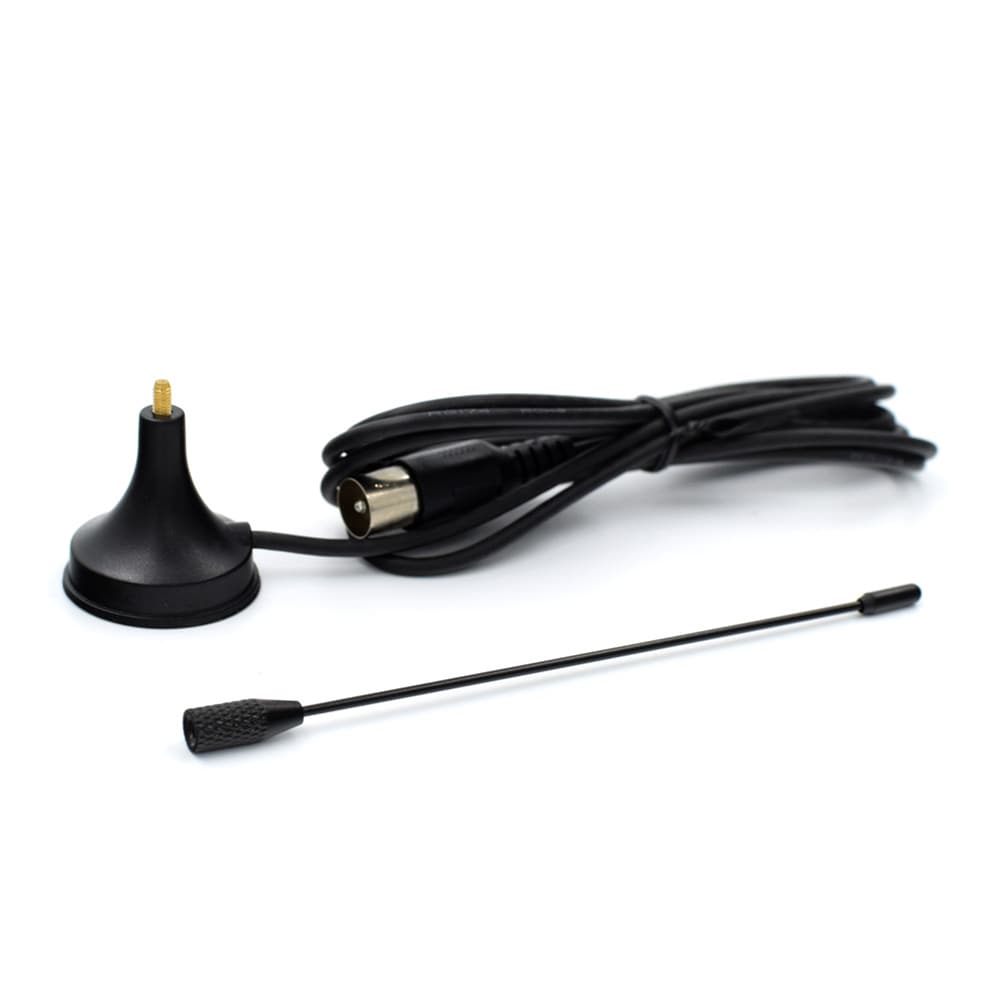 Hdtv Digital TV Signals Antenna Generic Magnetic- Black