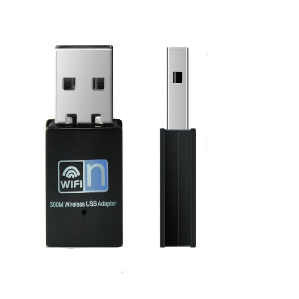 USB Wireless Network Card Wireless WiFi Receiver Mini Adaptor- Black