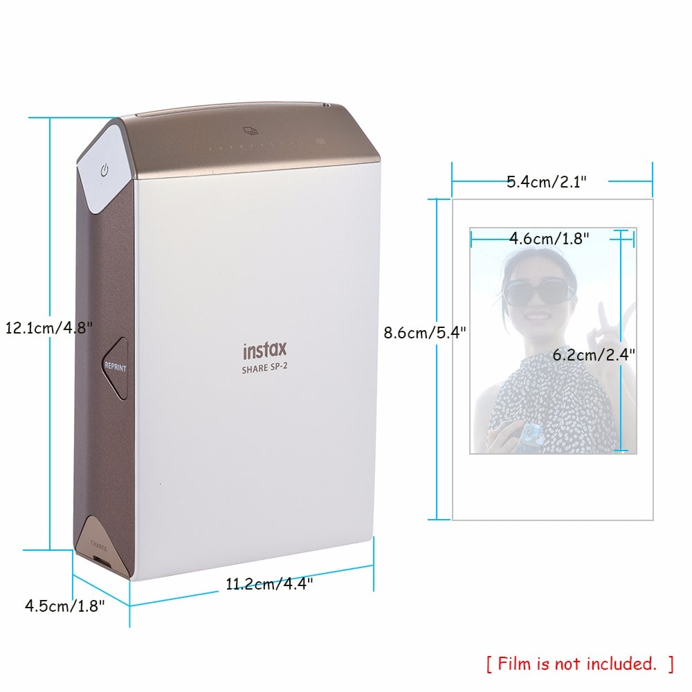 Fujifilm Instax Share SP - 2 Mini Smartphone Instant Printer - Champagne