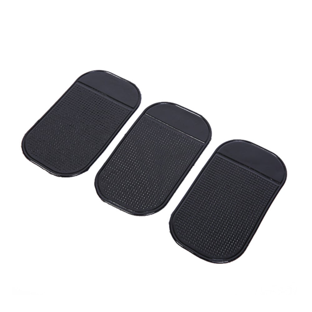 Car Anti-slip Mat Mobile Phone Non-skid Cushion- Black